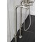 Aqua Vintage CCK8408DL Freestanding Tub Faucet with Supply Line, Stop Valve, Brushed Nickel CCK8408DL - alternate 4